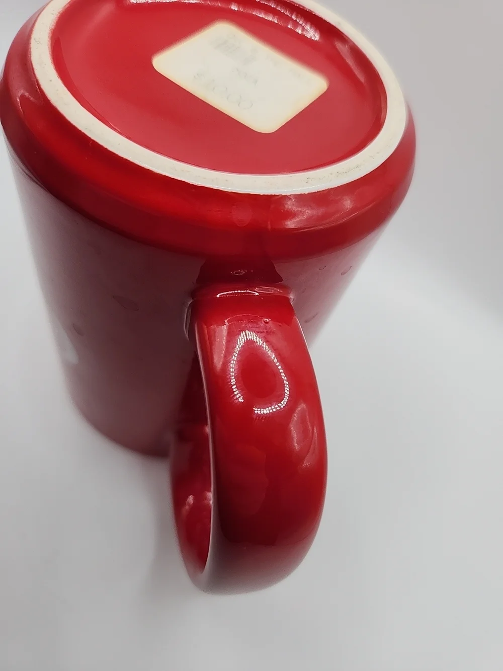 QVC Red Logo Ceramic Coffee Mug - Picture 6 of 8